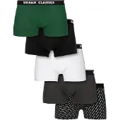 Urban Classics Set Of 5 S Boxers Noir L Homme