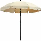 Madison Parasol Lanzarote 250 cm Rond Ecru