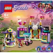 LEGO 41687 Friends Tentes magiques de la fête foraine, parc de loisirs avec tours de magie