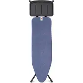 Brabantia Table à Repasser Taille B Stabilité Optimale, Housse Denim Blue -