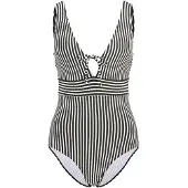 s.Oliver Maillot de bain noir / blanc