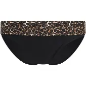 LASCANA Bas de bikini marron / jaune / noir