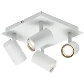Nordlux Frida Plafonnier 4 spots 23 x 23 cm Blanc