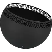 Esschert Design Foyer boule rayé noir