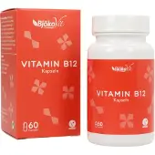 BjökoVit Vitamine B12 Vegan Gélules 1000 μg Méthylcobalamine 60 Pcs