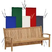 Lestix International Bankauflage 50 x 180 x 5 cm für Gartenbank Pescara - Creme