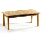 Teako Design Table à manger Ragusa en teck massif 120x80x75 cm