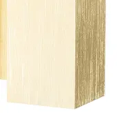 QAZQA Applique murale moderne dorée carrée 2 lumières - Sandy