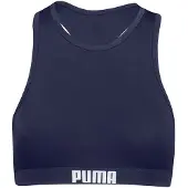 Puma Racerback Bikini Top Bleu XL Femme