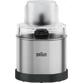 Braun MQS270SI Moulin à café et à épices, Couleur:Argent