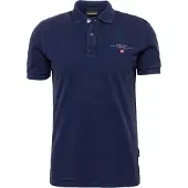Napapijri T-Shirt 'ELBAS' marine / rouge / blanc