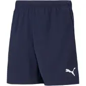 Puma Pantalon de sport 'TeamRise' bleu marine / blanc