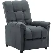 vidaXL Fauteuil relax gris clair Tissu