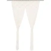 vidaXL Rideau en macramé 140x240 cm Coton