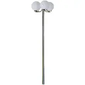 vidaXL Candélabre de jardin 3 flammes 220 cm