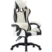vidaXL Chaise de jeu noire en similicuir