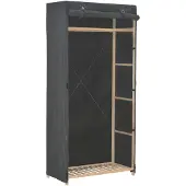 vidaXL Armoire Gris 79 x 40 x 170 cm Tissu