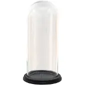Clayre Eef Cloche en verre 6GL3472 Transparent 17x26 cm