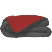 Poyet Motte HUDSON Light duvetn de microfibre 200g / m 220x240cm gris et rouge
