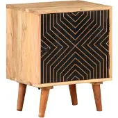 vidaXL Table de chevet 40x30x50 cm Bois d'acacia massif
