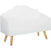Atmosphera 58x28x45.5 Cm Drawer Storage Shelf Blanc Enfants