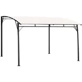 vidaXL Protection solaire de jardin 3x3x2,55 m blanc crème