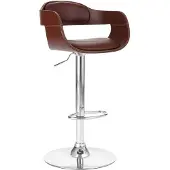 vidaXL Tabouret de bar marron similicuir