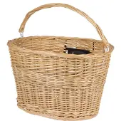Ventura M-Wave panier de vélo roseau 27 litres marron