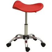 vidaXL Chaise de bureau rouge en similicuir