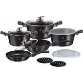 Berlinger Haus Ensemble de Casseroles BH-6886 Carbon Pro Métallique Graphite