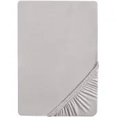 Roba Drap Housse Bébé Lil Planet - 40x90 À 45x90 Cm - 100% Coton Bio-Jersey - Gris Argenté