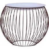 vidaXL Table basse Golden Ø 41 cm