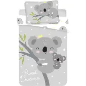 Cofi1453® Parure de lit enfant - Housse de couette 100x135 cm & taie d'oreiller 40x60 cm