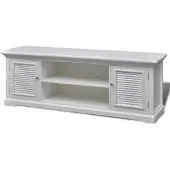 vidaXL Armoire TV Blanc Bois