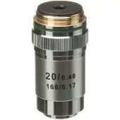 Bresser Optik 5941020 Objectif de microscope 20 x Convient pour la marque (microscopes)