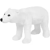 vidaXL Peluche Ours polaire debout Peluche blanche XXL