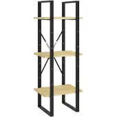 vidaXL Bibliothèque à 3 niveaux 40x30x105 cm Bois de pin massif