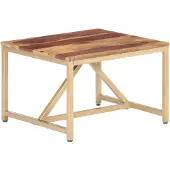 vidaXL Table d'appoint 60x60x40 cm Bois massif
