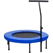 vidaXL Trampoline de fitness avec poignée et coussin de sécurité 102 cm