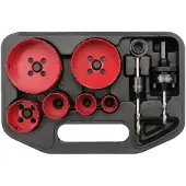 YATO Mèches mèches bimétalliques set de 8 pièces 22-73mm