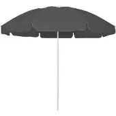 vidaXL Parasol de plage anthracite 240 cm