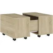 vidaXL Table basse chêne Sonoma 60x60x38 cm Bois composite