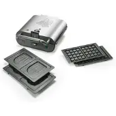 Cstore Gaufrier, Appareil à Croques 2 en 1 Duo Waffles