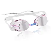 Malmsten Swedish Jewel Mirror Swimming Goggles Rose