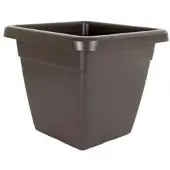 Cstore Pot De Fleurs Venezia Carré - 26,7 L - 39,2 X 39,2 X 33,8 Cm - Gris Anthracite