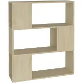 vidaXL Bibliothèque/Séparateur de pièce Chêne Sonoma 80x24x94 cm