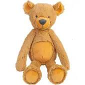 Happy horse Ours en peluche Bradley 48cm - Jaune ocre - Peluche
