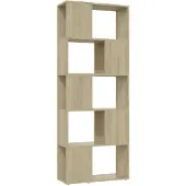 vidaXL Bibliothèque/Séparateur de pièce Chêne Sonoma 60x24x155 cm