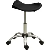 vidaXL Chaise de bureau noir similicuir
