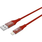 Celly USBLIGHTCOL3MRD câble Lightning 3 m Rouge